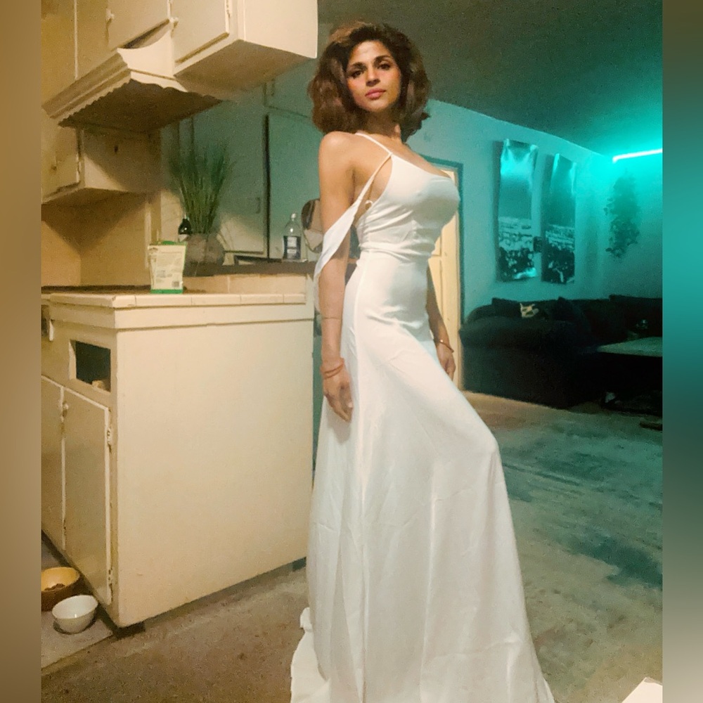 gorgeous silky gown